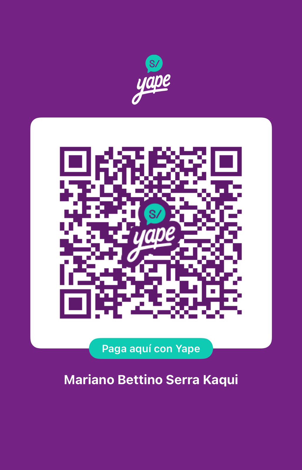 QR Yape Pack Express